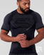 Мужской компрессионный рашгард Youngla с коротким рукавом черный superman rashg-001 фото 2